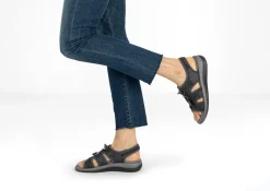 OrthoFeet Sandals<Maui - Black