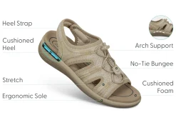 OrthoFeet Sandals<Maui - Blonde