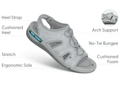 OrthoFeet Sandals<Maui - Gray