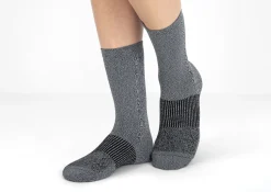OrthoFeet Compression Socks<Mid-Calf Compression Socks - 18-25 mmHg - Gray