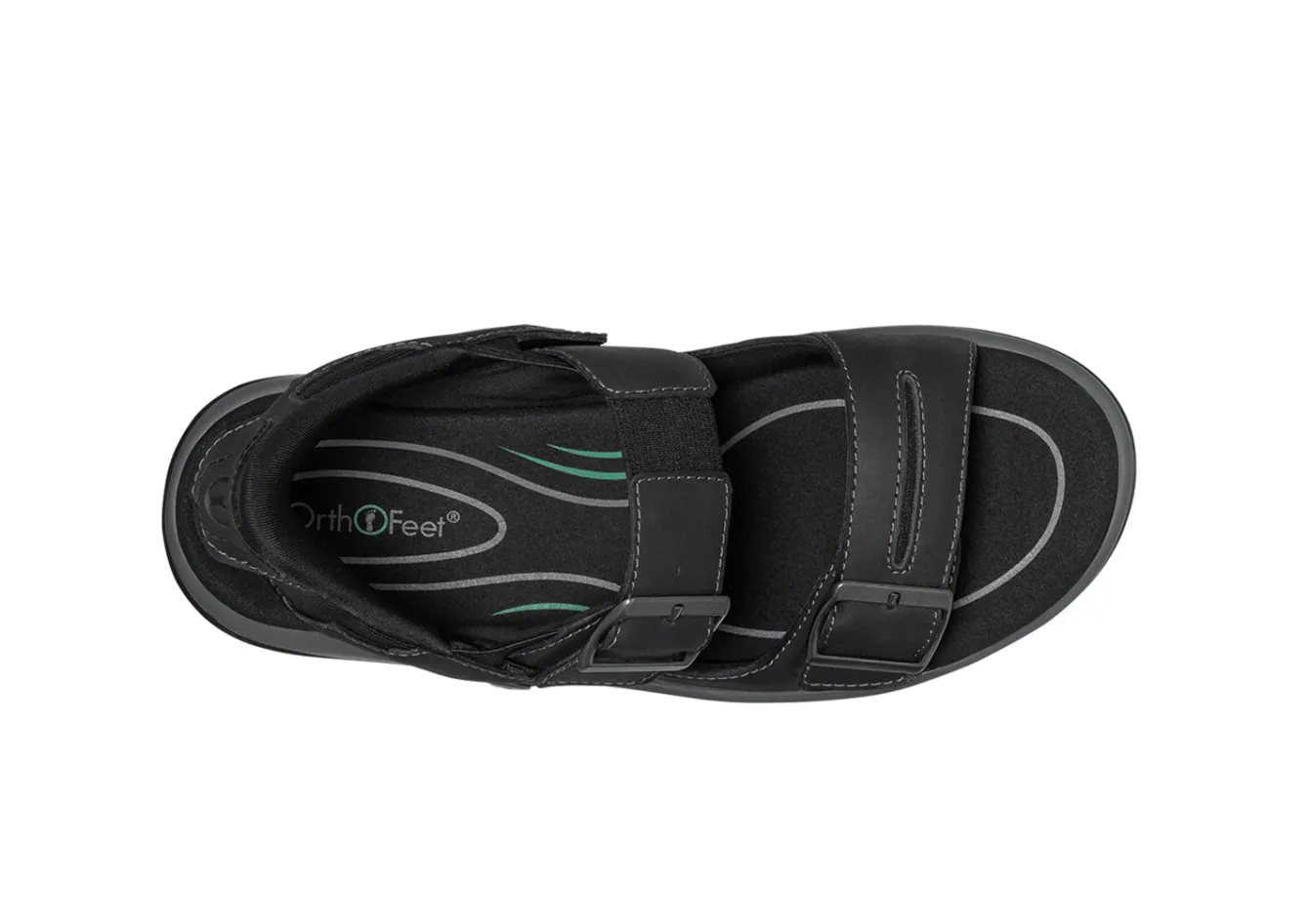 OrthoFeet Sandals|Hands-Free Shoes<Minerva Hands Free - Black