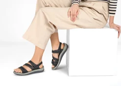 OrthoFeet Sandals<Naxos - Black