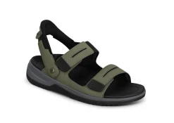 OrthoFeet Sandals<Neptune Hands Free - Olive
