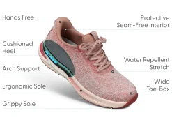 OrthoFeet Sneakers|Athletic Sneakers<Nira Hands-Free - Red