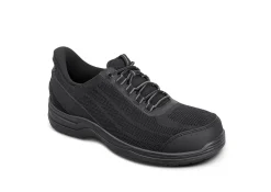OrthoFeet Work Boots & Shoes|Hands-Free Shoes<Onyx Hands-Free Work Shoes - Black