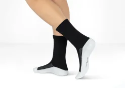 OrthoFeet Diabetic Socks<Padded Sole Diabetic Socks - Black