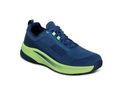 OrthoFeet Sneakers<Race - Blue/Green