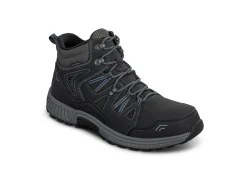 OrthoFeet Boots|Hiking Boots<Ridgewood Waterproof - Black