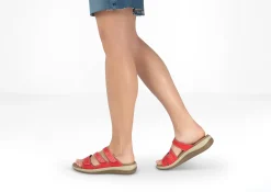 OrthoFeet Sandals<Sahara - Red