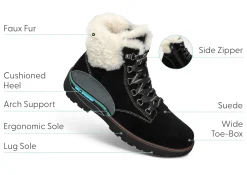 OrthoFeet Boots<Stella - Black