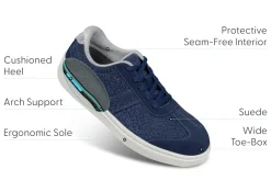 OrthoFeet Sneakers|Casual Shoes<Stroll - Blue