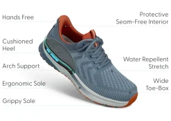 OrthoFeet Sneakers|Hands-Free Shoes<Tilos Hands-Free - Blue/Orange