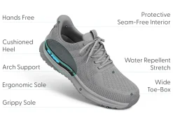 OrthoFeet Sneakers|Hands-Free Shoes<Tilos Hands-Free - Gray/Gray
