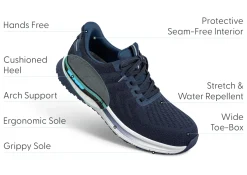 OrthoFeet Sneakers|Hands-Free Shoes<Tilos Hands-Free - Navy