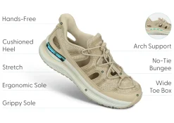 OrthoFeet Sandals|Hands-Free Shoes<Venus Hands-Free - Beige