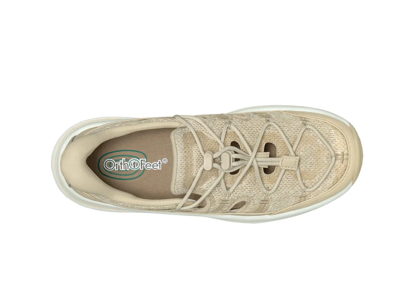 OrthoFeet Sandals|Hands-Free Shoes<Venus Hands-Free - Beige
