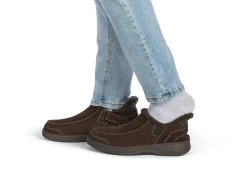 OrthoFeet Slippers|Casual Shoes<Vito Hands-Free - Chocolate