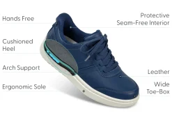 OrthoFeet Sneakers|Casual Shoes<Wander Hands-Free - Navy
