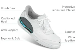 OrthoFeet Sneakers|Casual Shoes<Wander Hands-Free - White