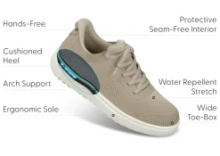 OrthoFeet Sneakers|Casual Shoes<Wander Hands-Free Knit - Beige
